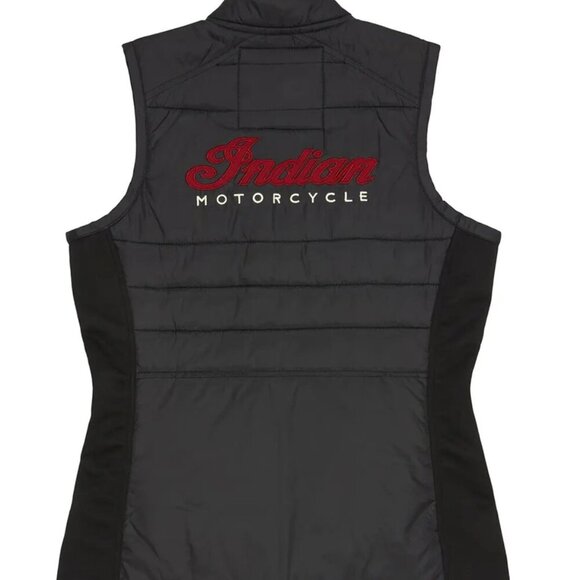 Indian Motorcycle Woman's Clayton Quilted Thro Vest Sz XS - Picture 2 of 11